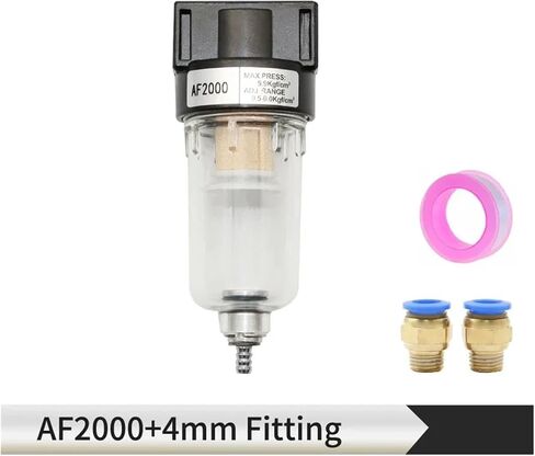 AF2000 1/4 معالج المصدر مرشح النحاس مرشح الهواء مرشح زيت والمكونات الهوائية للمياه ضاغط الهواء (PC 4MM) in Kuwait