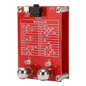 مفتاح رمز Morse ، مفتاح مختبرات Automatic CW Touch Beastivity مع واجهة الإخراج 3.5 مم ، مفتاح التلغراف لراديو الموجات القصيرة ، التدريس التجريبي المادي ، DC 5V in Kuwait