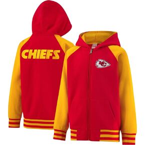 Ultra Game Youth NFL الرسمي Super Super Full zip zip varsity hoodie sweatshirt in Kuwait