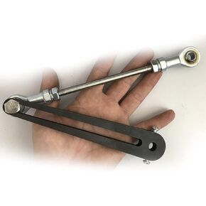 Reciprocating Motor Rocker Arm for Electric Linear Motion Actuator, Electric Telescopic Motor Crankshaft Accessories, Adjustable Stroke (Stroke : 30-200mm/Hole Diameter 8mm) in Saudi Arabia