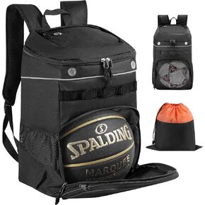 Basketball Bag Backpack with Ball Holder Multi-Sport Backpack for Soccer Volleyball Football Baseball Helmet in Kuwait
