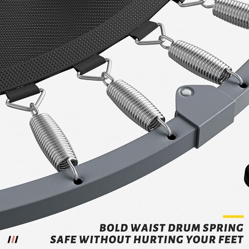 CLORIS 40in قابلة للطي الترامبولين MINI TRAMPOLINE REPONDER TRAMPOLINE للبالغين للياقة الترامبولين مع مقبض رغوة قابل للتعديل ، مع غطاء مبطن أفضل هدية للأطفال/البالغين in Kuwait