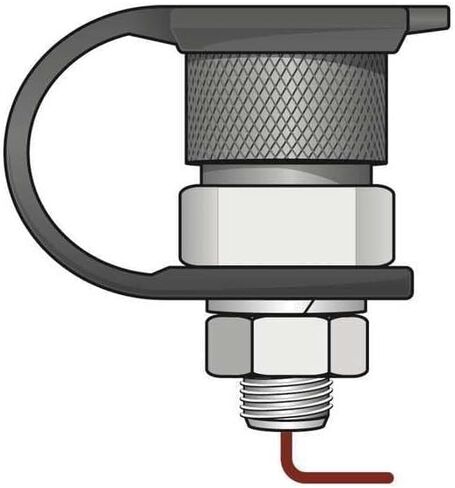 Warning Whip Female QD Base Mount in Saudi Arabia