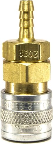 Foster 2 Series - 10 jocplers ، 1/8 "Body ، 1/8" خرطوم بارب - التبادل الصناعي P/N 2022 in Saudi Arabia