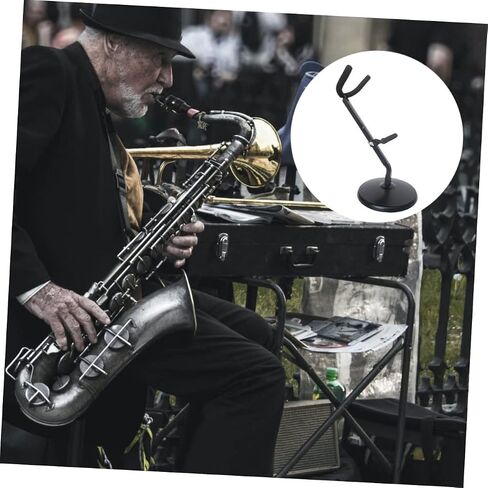 Premium Lightweight Alto Saxophone Stand Iron and Sponge Material Practical Desktop Holder for Alto and Tenor Sax Wear Resistant and Rust Rack for Easy Portable Storage in Saudi Arabia