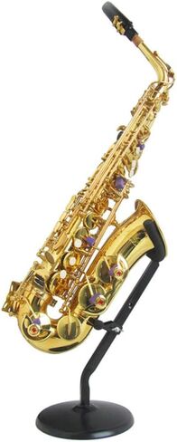 Premium Lightweight Alto Saxophone Stand Iron and Sponge Material Practical Desktop Holder for Alto and Tenor Sax Wear Resistant and Rust Rack for Easy Portable Storage in Saudi Arabia
