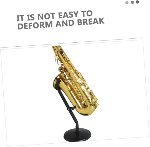 Premium Lightweight Alto Saxophone Stand Iron and Sponge Material Practical Desktop Holder for Alto and Tenor Sax Wear Resistant and Rust Rack for Easy Portable Storage in Saudi Arabia