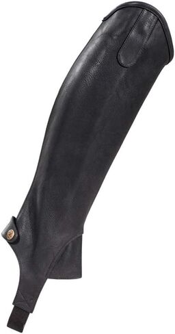 HORZE Desta Adult Synthetic Leather Zip-Up Half Chaps for English Riding in Saudi Arabia
