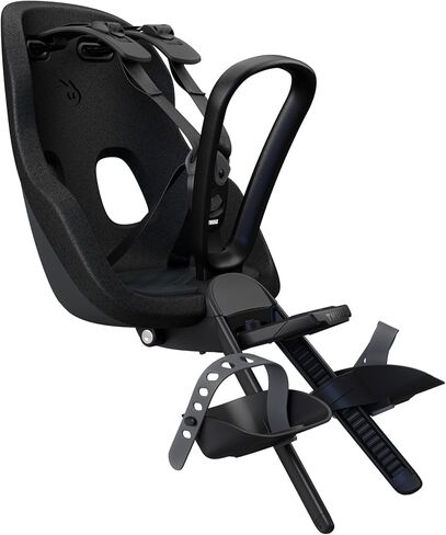 Thule Yepp Nexxt 2 Mini - Front Mounted Child Bike seat - Lightweight & Breathable seat - Adjustable footrests & footstraps - Fast Mount System - 5 Point Harness System - Magnetic childproof Buckle in Saudi Arabia
