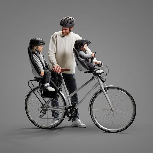 Thule Yepp Nexxt 2 Mini - Front Mounted Child Bike seat - Lightweight & Breathable seat - Adjustable footrests & footstraps - Fast Mount System - 5 Point Harness System - Magnetic childproof Buckle in Saudi Arabia