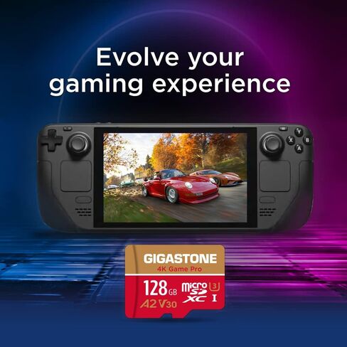 [5-HYS استرداد البيانات المجانية] Gigastone 64GB Micro SD CARD 5 عبوات ، 4K Camera Pro ، A2 V30 متوافق مع GoPro ، DASH CAM ، DJI ، DRON in Kuwait