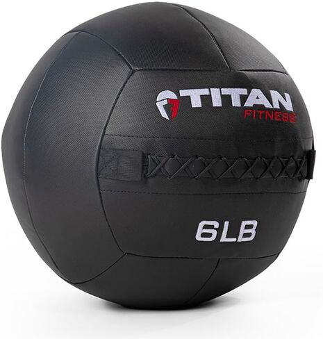 Titan Fitness LB Soft Shell Medicine Ball مع قبضة صفيحة من Poly-Composit in Kuwait