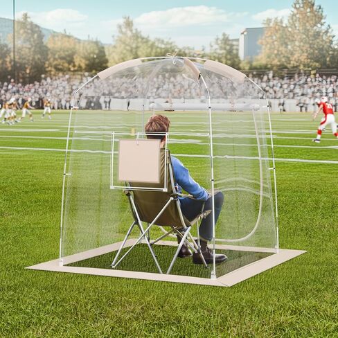 VEVOR Clear Sports Tent for 2-4 People, Need Simple Assembly - 70x70inch Bubble Tent Shelter for Outdoor Events, Soccer, Football, Softball, and Fishing in Saudi Arabia