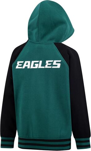 Ultra Game Youth NFL الرسمي Super Super Full zip zip varsity hoodie sweatshirt in Kuwait