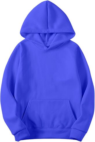 bmkBWO Hoodies for Men Pullover,Fleece Oversized Hooded Sweatshirt Lightweight Y2K Hoodies Long Sleeve Fall Winter Tops 2025 in Saudi Arabia