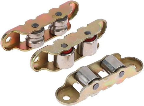 1Pc Window Pulley Wheel Double Wheel Flat Groove Wheel Durable Metal Bottom Sliding Roller Track Hardware Accessories(Type C) in Saudi Arabia