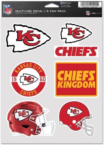 مجموعة Wincraft NFL ملصق متعدد الاستخدامات من 6 19 × 14 سم ميامي الدلافين ، einheitsgröße in Kuwait