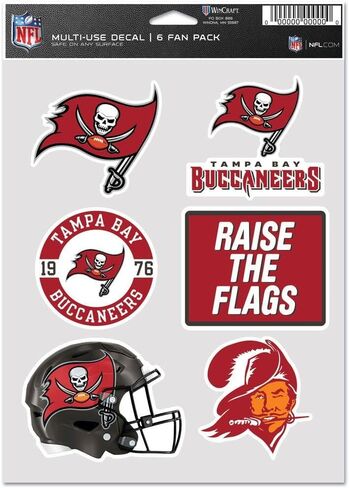 مجموعة Wincraft NFL ملصق متعدد الاستخدامات من 6 19 × 14 سم ميامي الدلافين ، einheitsgröße in Kuwait