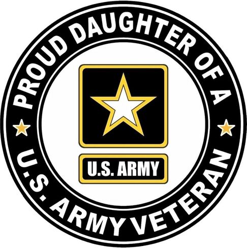 ابنة فخور لوجبة غداء ملصق ملصقات ملصقات ملصقات ملصقات مصممة مخضرم في الجيش الأمريكي in Kuwait