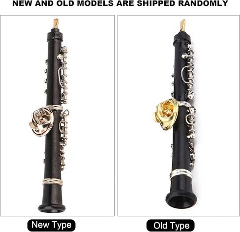Music Pins, Oboe with Oboe Shape Trumpet Instrument for Clothing Decoration in Saudi Arabia