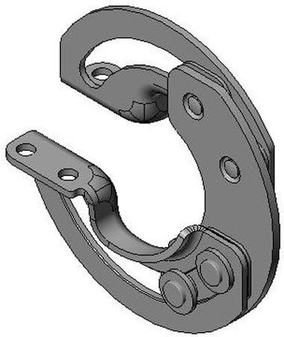 Southco R6-20-23 Concealed Hinge, 180 Free-Swinging Style, Stainless Steel, Passivated in Saudi Arabia