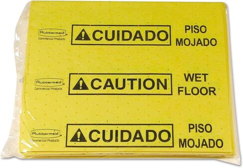 Rubbermaid 4253YEL Over-the-spill pad tablet w/25 pads ، أصفر/أسود ، 14 × 16 1/2 in Saudi Arabia