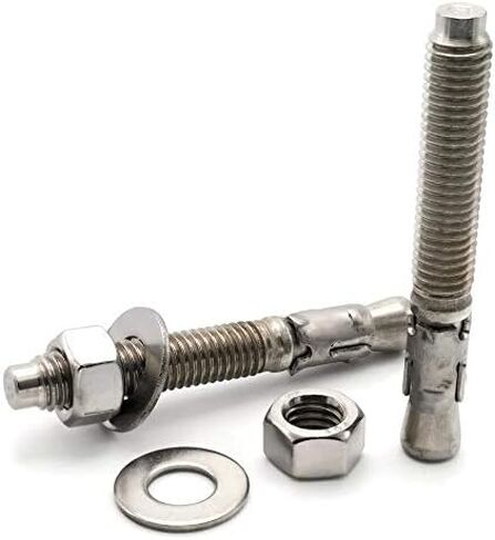 Wedge Anchor 304 Stainless Steel - 3/8"-16 x 3-3/4" Qty-10 in Saudi Arabia