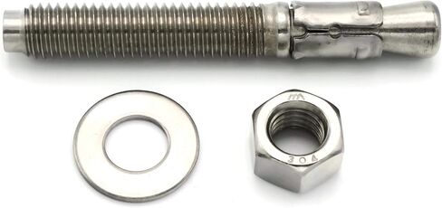 Wedge Anchor 304 Stainless Steel - 3/8"-16 x 3-3/4" Qty-10 in Saudi Arabia