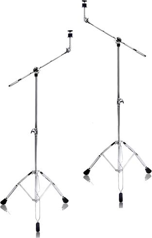 Griffin 2-pack Cymbal Stand مع ذراع Boom (Percussion Tiltpro X Edition)-أجهزة طبل مزدوجة مسفقة مع موازنة للانهيار والركوب in Saudi Arabia