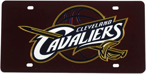 Rico Cleveland Cavaliers NBA Basketball Cavs Logo - Mirror Look - Laser License Plate in Saudi Arabia