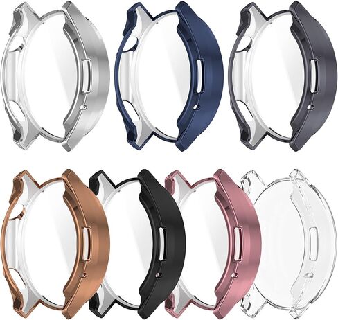 متوافق مع OnePlus Watch 3 & Oppo Watch X2 Case Cover ، واقي الغطاء الناعم النحيف للغاية وحامي الشاشة (أسود) in Kuwait