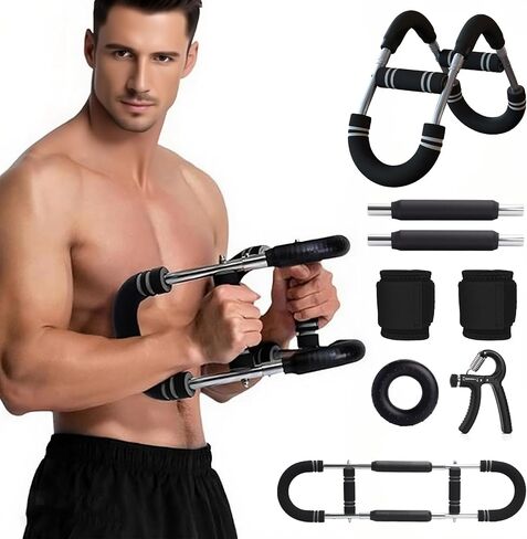 Twister Arm Trainer معدات تجريب الصدر القابلة للتعديل المقدمة للرجال والنساء ، POWERALT POWER TWISTER LAREERM TRICEPS ARM يدويًا محسّنًا للقوة في المنزل معدات التدريب على اللياقة البدنية in Saudi Arabia
