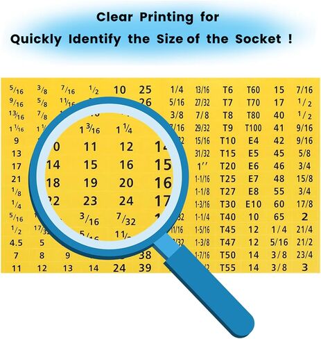 ملصقات الأدوات ، 6 ورقة (180 قطعة/ورقة) إجمالي 1080 PCS ملصقات حجم مفك البراغي مفكة مفك in Kuwait