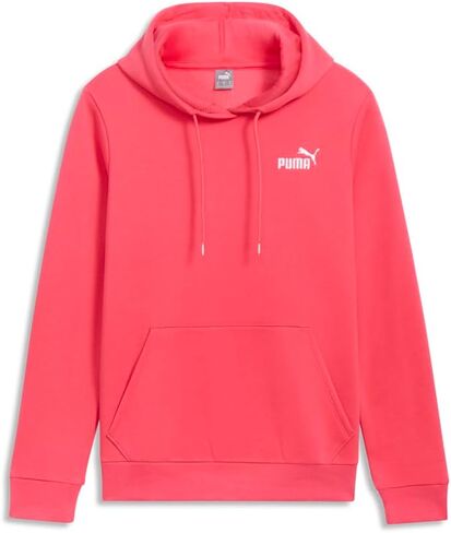 PUMA Womens Essentials المطرزة الشعار هوديي ألعاب خارجية غير رسمية - أحمر in Saudi Arabia