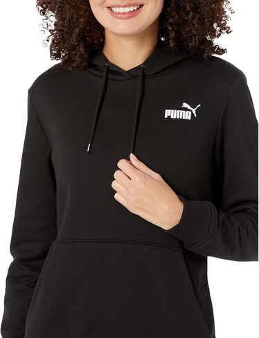 PUMA Womens Essentials المطرزة الشعار هوديي ألعاب خارجية غير رسمية - أحمر in Kuwait