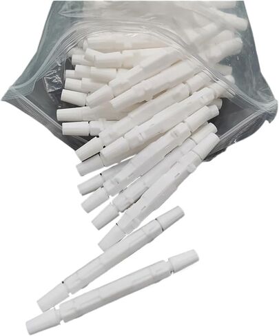 50PCS/100PCS Fiber Optic Splice Protection Round Box (White)(100pcs) in Saudi Arabia