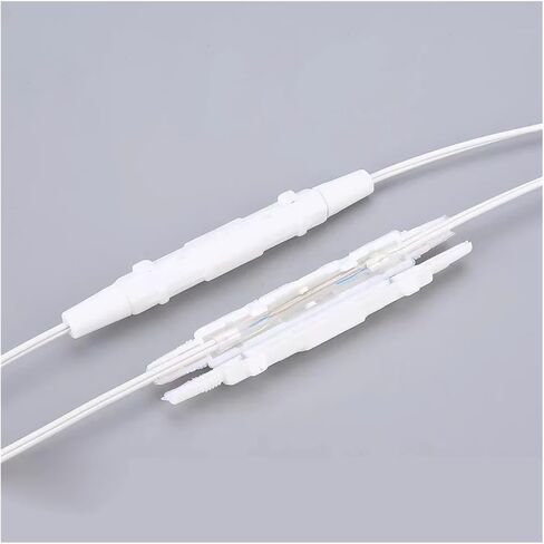 50PCS/100PCS Fiber Optic Splice Protection Round Box (White)(100pcs) in Saudi Arabia