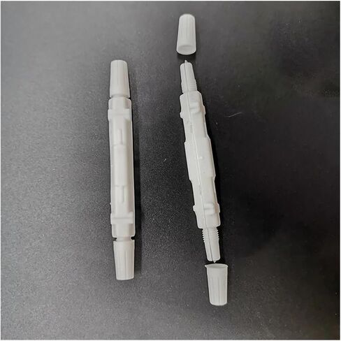 50PCS/100PCS Fiber Optic Splice Protection Round Box (White)(100pcs) in Saudi Arabia