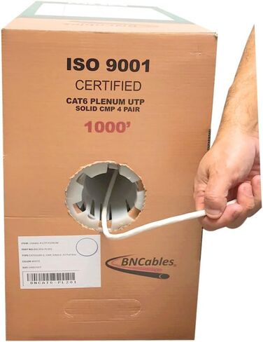 550 ميجا هرتز Cat6 كابل الجلسة الأزرق 1000 قدم ، 23awg 4pair ، كابل الشبكة الصلبة غير الملتوية غير الملتوية (UTP) ، متوفرة باللون الأزرق والأبيض والأصفر والأرجون والأرجواني والأخضر والأسود (الأخضر) in Saudi Arabia