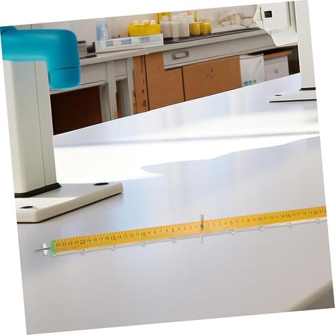 GLEAVI Balance Measuring Ruler with Hook Wooden Lever Mechanics Tool for Physics Experiments and Education Balance Principle Demonstration Material in Saudi Arabia