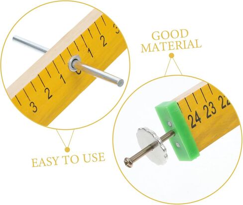GLEAVI Balance Measuring Ruler with Hook Wooden Lever Mechanics Tool for Physics Experiments and Education Balance Principle Demonstration Material in Saudi Arabia