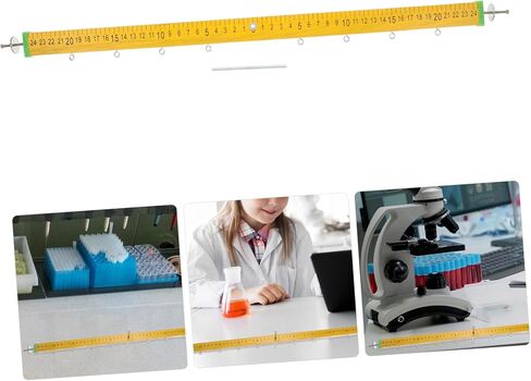 GLEAVI Balance Measuring Ruler with Hook Wooden Lever Mechanics Tool for Physics Experiments and Education Balance Principle Demonstration Material in Saudi Arabia