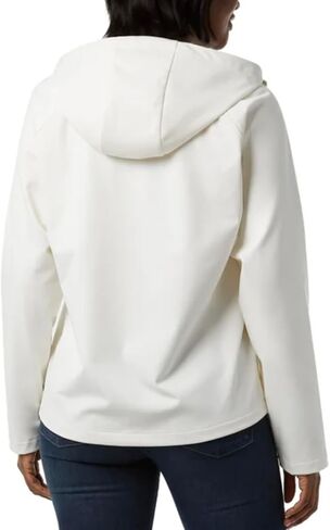 32 Degrees Heat Women's Fleeced Line Hooded Full Zip Softshell Jacket (US, Alpha, Large, Regular, Regular, Cream) in Saudi Arabia