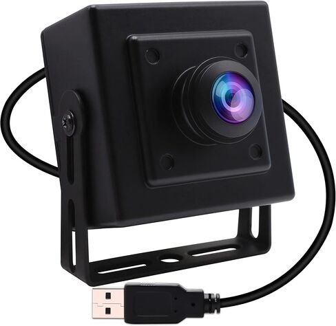 MMlove 5MP USB Camera 1944P HD Webcam 170 Degree Wide Angle Fisheye Lens Plug&Play USB Webcam for Skype/Zoom/FaceTime/Hangouts,PC/Laptop/Raspberry Pi in Saudi Arabia