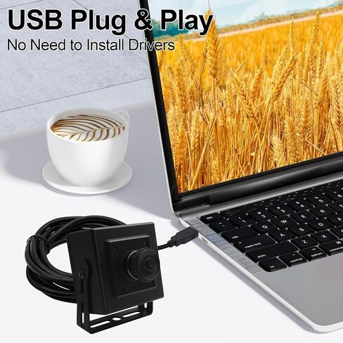 MMlove 5MP USB Camera 1944P HD Webcam 170 Degree Wide Angle Fisheye Lens Plug&Play USB Webcam for Skype/Zoom/FaceTime/Hangouts,PC/Laptop/Raspberry Pi in Saudi Arabia