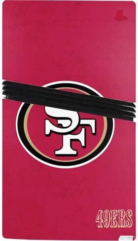 Skinit Decal Gaming Skin Compatible with PS5 Pro Console - Officially Licensed NFL San Francisco 49ers Zone Block Design in Saudi Arabia