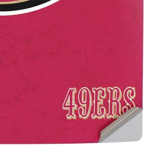 Skinit Decal Gaming Skin Compatible with PS5 Pro Console - Officially Licensed NFL San Francisco 49ers Zone Block Design in Saudi Arabia
