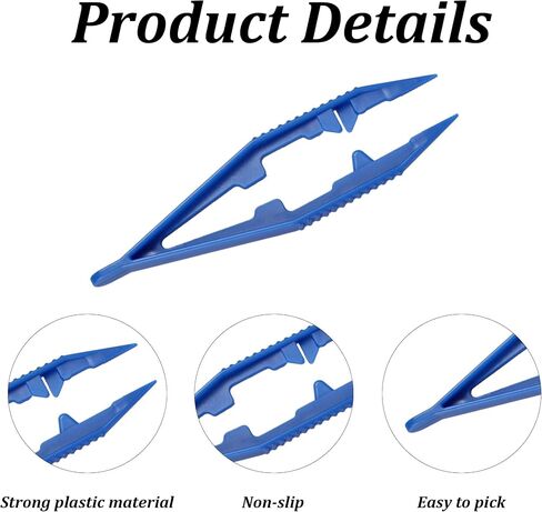 مجموعة ملقطات بلاستيكية PSON 5PCS 4 بوصة ، وخمس ألوان ملقط حرفية ، وملاقط بالخرز للمصنوعة يدوياً ، والحرف اليدوية ، والزيادة ، والاستخدام المدرسي ، وأدوات اللعبة الإبداعية in Kuwait