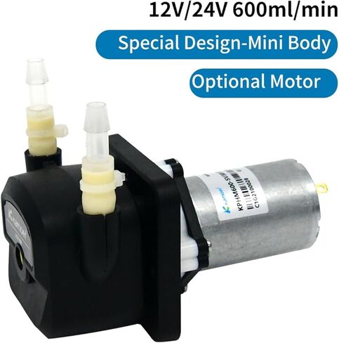 1PCS High Flow 600ml/min 12/24V DC/BLDC Motor Peristaltic Dosing Pump Cost-effective Self-priming Pump KPHM600(Brush-sv 24v,Kphm600-b17) in Kuwait