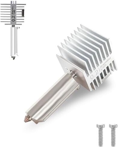 A1/A1 Mini 3D Printer Hotend Bambulab Original with 0.2mm Nozzle Stainless Steel for Bambu Lab A1 Series 3D Printer Accessories in Saudi Arabia